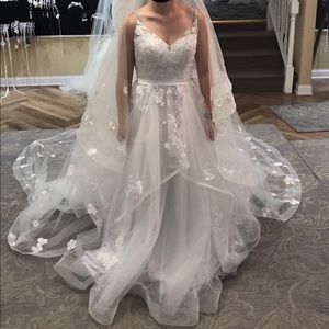 Beloved by Casablanca Wedding Dress. Never worn